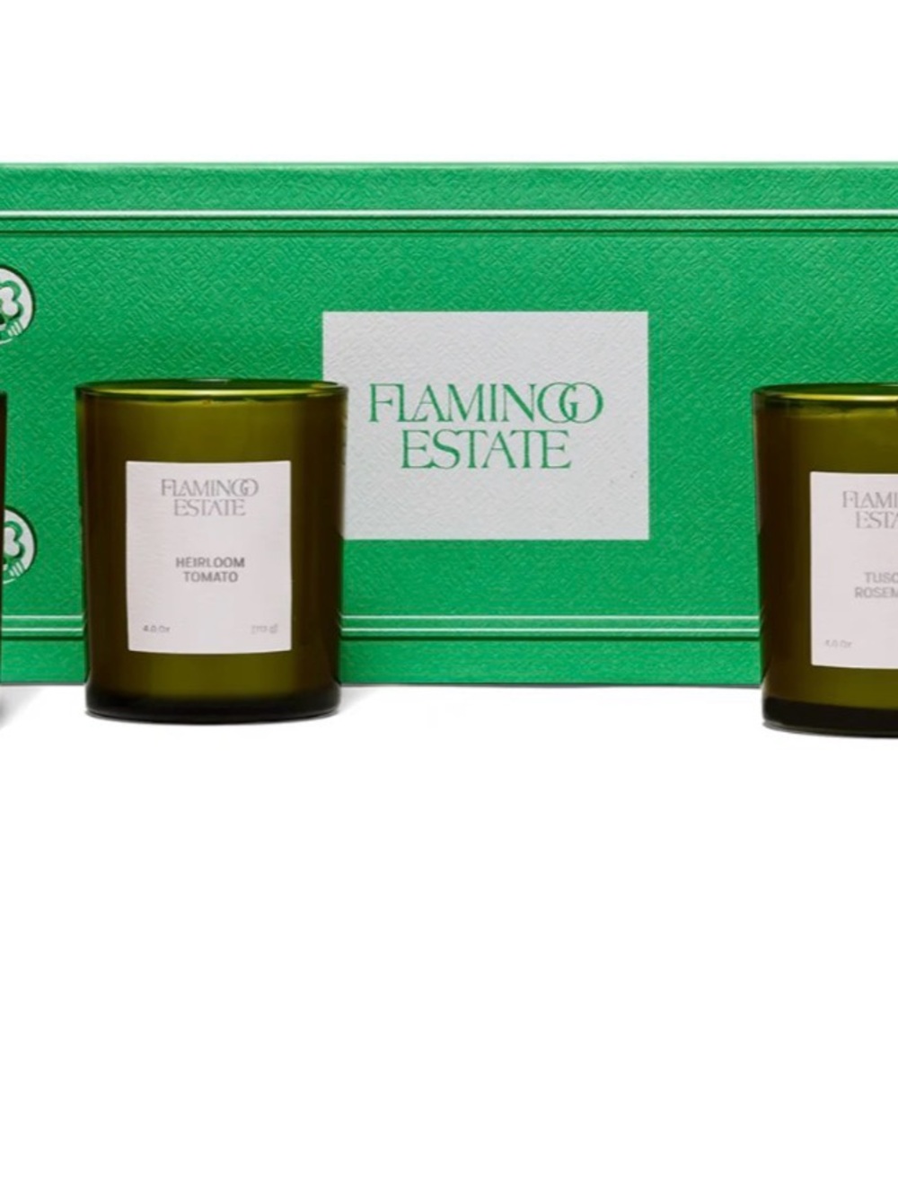 Flamingo Estate Mini Three Sisters Candle Set, iconic scents. Retail: $98 - Picture 2 of 8